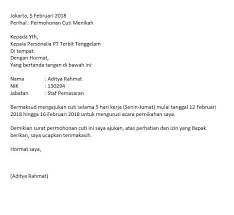 Beragam Contoh Surat Cuti Yang Perlu Dipahami Pengelola Hr