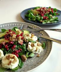 Avocado Ziegenkase Salat Mit Granatapfel Low Carb Twinfit Rezept Salat Mit Ziegenkase Gesunde Rezepte Vorspeisen Rezepte