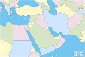 The term middle east usually refers to the southwest section of asia, whose main physical features include the arabian peninsula, the iranian plateau and anatolia. South West Asia Free Map Free Blank Map Free Outline Map Free Base Map States Color Free Maps Map Free Base