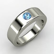 Sterling Sliver Men S Blue Topaz Kyle S Ring Rings For Men Mens Black Diamond Wedding Rings White Gold Rings