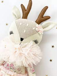 daphne darling deers collection amada dolls heirloom doll floral accessories handcraft