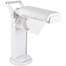 12w full spectrum bulb included. Ottlite Classic 2x Magnifier Task Lamp With Swivel Base White