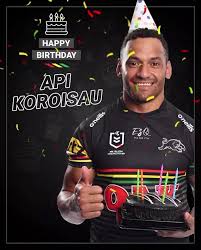 Api koroisau has been an integral part of penrith's resurgence in 2020. A Huge Happy Birthday To Api Koroisau Penrith Panthers Facebook