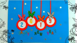 Instead of just signing her name, each card. 2019 Card Happy New Year Card For Kids How To Make Happy New Year Greeting Card Last Minute Card Diy Youtube
