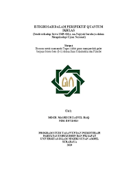 Maybe you would like to learn more about one of these? Istighosah Dalam Perspektif Quantum Ikhlas Studi Terhadap Siswa Smp Sma An Najiyah Surabaya Dalam Mengahadapi Ujian Nasional