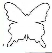 Molde Para El Tutorial De La Mariposa Crafts Applique Butterfly