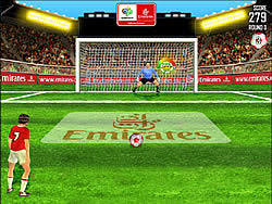 Gestiona tu equipo de fútbol y anota en la portería contraria. Juega Emirates Fifa World Cup Shootout En Linea En Y8 Com