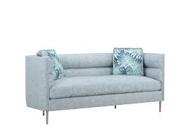 8pcs 5cm dia stainless steel sofa chairs replace furniture leg 8cm/3.14 height. Traditional Turquoise Fabric Sofa Metal Legs Epicenters A R T 531501 5026aa