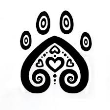 You may wish to take more than one print to make sure you get a good one. Dog Paw Print Tattoo Drawing Free Image Download