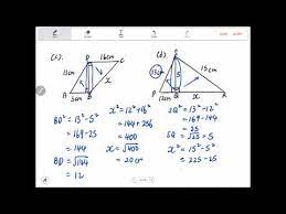 Bab 13 Matematik Tingkatan 1 Teorem Pythagoras Kelas Live
