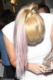 Blondes can choose any color but brunettes will need to opt for something darker than the current color like a red, blue, or. Towie Star Maria Fowler Shows Off Her Lilac Dip Dye Locks Daily Mail Online