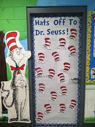 Thing 1 & thing 2 coloring page. Hats Off To Dr Seuss Read Across America Classroom Door Decoration Supplyme