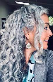 Hair Goals Grey Curly Hair Grey Hair Inspiration Grey Hair Color