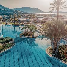 Lindos Imperial Resort Spa Situated On Kiotari Beach Lindos Imperial Offers Rooms Overlooking The Aegean Sea Or Pools And Gard Resort Spa Resort Outdoor Pool