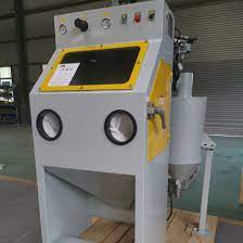 A sandblast cabinet, also known as a media blast cabinet, or blast cabinet is a box with a window and attached gloves that allow the use of a sandblaster, indoors. China Sand Blasting Sand Room And Sand Blast Cabinet For Cleaning Casting Surface Clean Equipments Used And Rebuilt Sand Blasters China Sandblasting Sandblasting Near Me