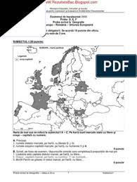 Permit atat verificarea rezolvirilor, cat qi o certificare a calitdlii invdlirii 100 Variante Bac Geografie
