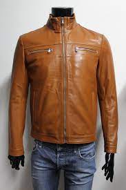 Men Soft Genuine Lambskin Leather Jacket Color Tan Jackets Maker Leather Jacket Lambskin Leather Jacket Leather Jacket Outfits