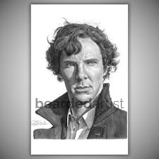 Sherlock Holmes Pencil Drawing