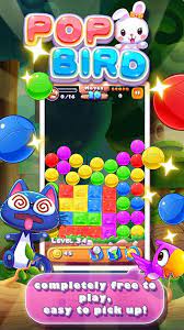 Two or more than two of the same color bird can eliminate, single finger . Pop Bird For Android Apk Download