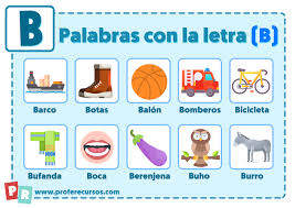 Piedad es una niña de once años de edad que reside en calatayud. Palabras Con B Para Ninos Que Empiezan Por La Letra B