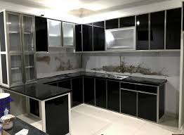 Kitchen set aluminium minimalis sederhana | simple minimalist aluminum kitchen set.more info : Kitchen Set Aluminium Pt Abadi Jaya Aluminium