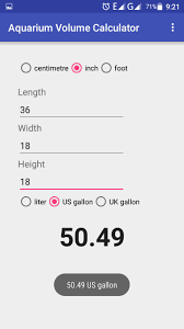 Aquarium Volume Calculator For Android Apk Download