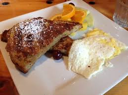At Sara S Table Chester Creek Cafe Duluth Favorite Dish Cranberry Wild Rice French Toast With Oatmeal Beer Stout Favorite Dish Breakfast Brunch French Toast