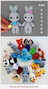 Bunny Amigurumi Crochet Rabbit Pdf Pattern For Beginner Easter Toy Orme Olmayan Desenler Amigurumi Modelleri Serbest Orgu