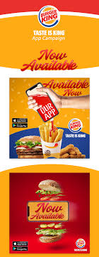 Legközelebb ebben az étteremben tudsz burger king ® appal rendelni Burger King Mobile App Campaign On Behance