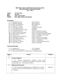 Biasanya kita tidak mahu meluangkan terlalu banyak masa dalam membuat draf dan melengkapkan minit mesyuarat. Contoh Minit Mesyuarat