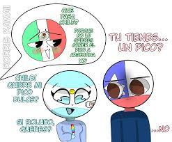 Pictures do not belong to me. Countryhumans Argentina Mexico Chile Picodulce Xd Chile Y Argentina Humor Divertido Sobre Animales Memes Divertidos