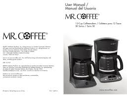 Coffee maker is empty and the machine is steadily blinking that it needs attention before you can savor that first cup of java, it can be inconvenient and highly irritating. Mr Coffee Skx23 User Manual Pdf Download Manualslib