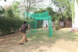 Buy a backyard cricket net and setup it. Cricket Nets Picture Of Neverenuf Garden Railway Gurugram Gurgaon Tripadvisor