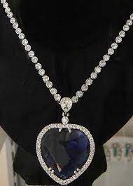 Heart Of The Ocean Ocean Heart Necklace Heart Jewelry