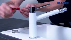 Blanco Montage Reparatur Armatur En Youtube