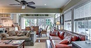 134 Upland Rd Newton Ma 02460 Open Floor Plan Distressed Leather Sofa Farm House Living Room Living Room