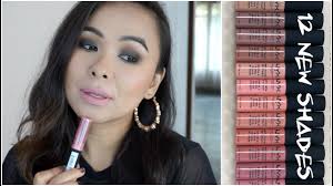 It's like nothing you've experienced before. Nyx Soft Matte Lip Creams 12 New Shades Youtube