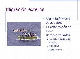 La migración externa es la movilización de un país a otro. Img010 Gif