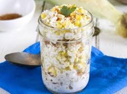 Mix together mayonnaise, sour cream, chile powder, and lime juice in a bowl. How To Make Elote In A Cup At Home