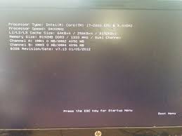 This basically means that you have removed faulty component hey i had a similar problem. Solved Stuck At The Screen With Words Press The Esc Key For Startu Hp Support Community 5765917