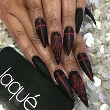 Maybe you would like to learn more about one of these? 53 Unique And Creative Halloween Acrylic Nail Designs In 2020 Halloween Acrylic Nails Goth Nails Acrylic Nail Designs