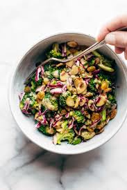 Image result for Green lentil, mushroom, raisin and cucumber salad, with a brinjal pickle and yoghurt dressing