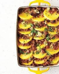Baked Polenta With Sausage And Artichoke Hearts Recipe Recipe Baked Polenta Dinner Casserole Recipes Polenta