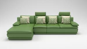 A two seater l shape sofa is a perfect choice for small living room or as additional seating in a bedroom. L Shaped Leather Sofa Green 3d Model 39 Unknown Blend Obj Fbx Free3d