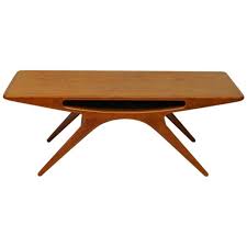 Elegant tapered legs and quality det. Midcentury Teak Coffee Table Smiley By Johannes Andersen Denmark 1957 Design Addict Coffee Side Tables