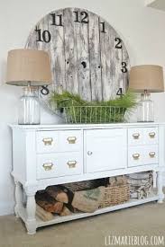 This version you have to hand from the top oval ring. Big Round Wall Clocks Ideas On Foter