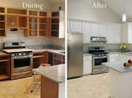 A company comes in, guts your kitchen and gives you brand new cabinet doors, drawers and boxes. Kitchen Cabinet Refacing Kitchen Magic