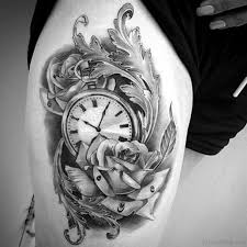 This can represent the wait for your loved one to come back (especially if you are trying to dedicate timepieces tattoos to a male figure in your life, mark it with blue ink). 50 Top Class Clock Tattoos On Thigh