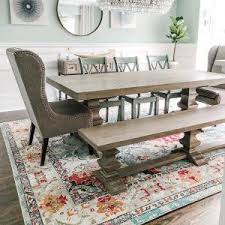 Banks Dining Bench In 2020 Dining Table With Bench Pottery Barn Dining Room Dining Room Bench