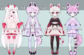 Deviantart is the world's largest online social community for artists and art enthusiasts, allowing people to connect through the creation and sharing of art. Kemonomimi Adoptables Open By As Adoptables On Deviantart Cute Anime Chibi Character Design Cartoon Drawings